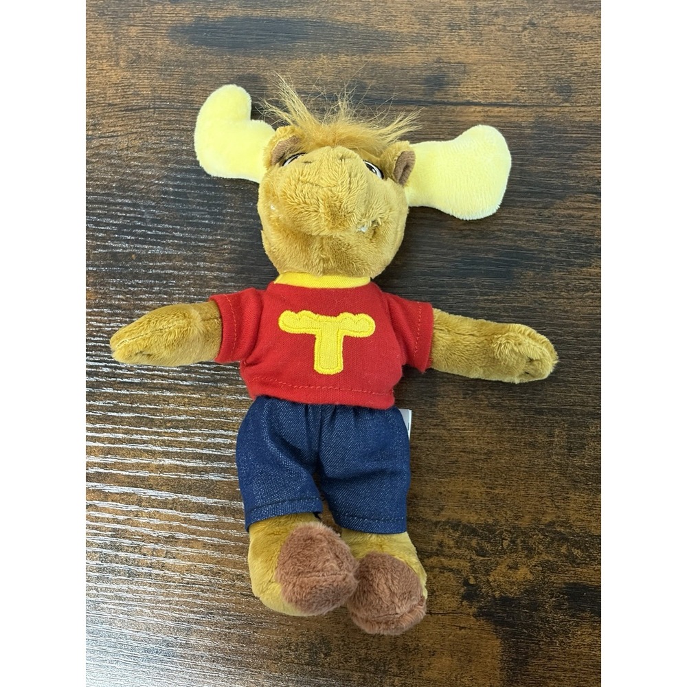 Vintage Tommy Moose Stuffed Animal Plush‎ Toy Purr-fection By MJC Moose Lodge 8"